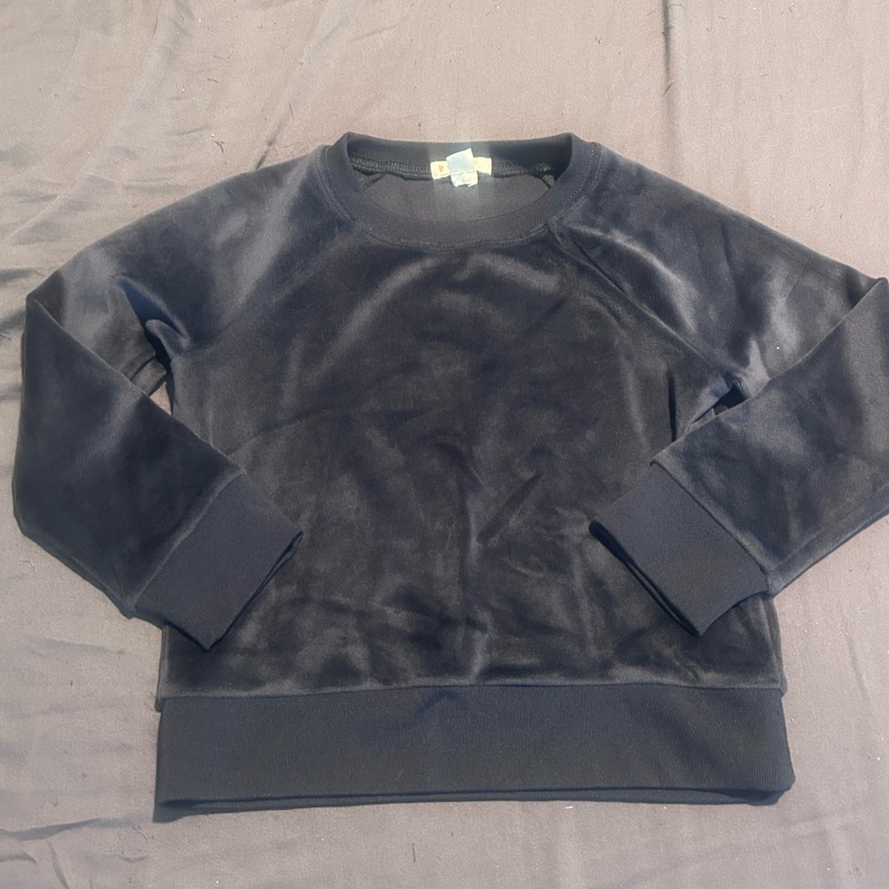 Crewcuts Girls Sweatshirt. Navy Blue. Size XS (4-5)